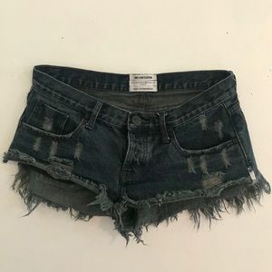 One Teaspoon for Free People Demin Bonitas Shorts
